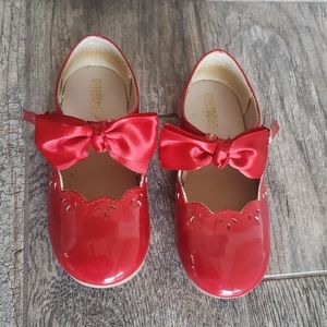 Red Patent Girls Ballet Flats❤
